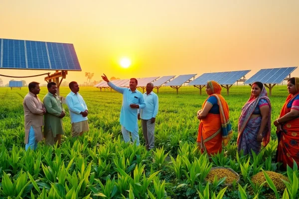 Empowering Farmers with Integrated Farming and Solar Energy