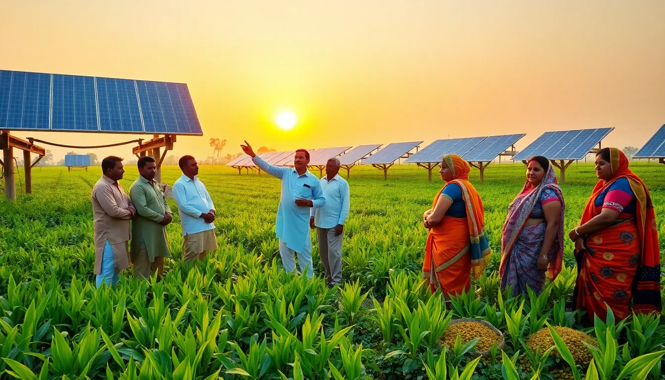 Empowering Farmers with Integrated Farming and Solar Energy