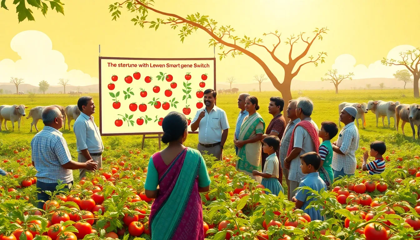Indian Scientists Create Smart Gene Switch for Crops