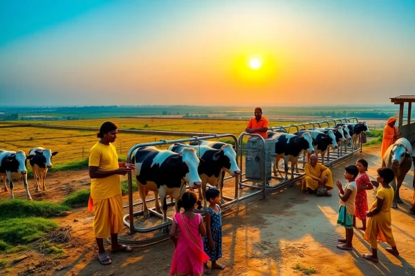 Modern Machine Milking: The Future of Dairy Farming in India Modern Machine Milking: The Future of Dairy Farming in India