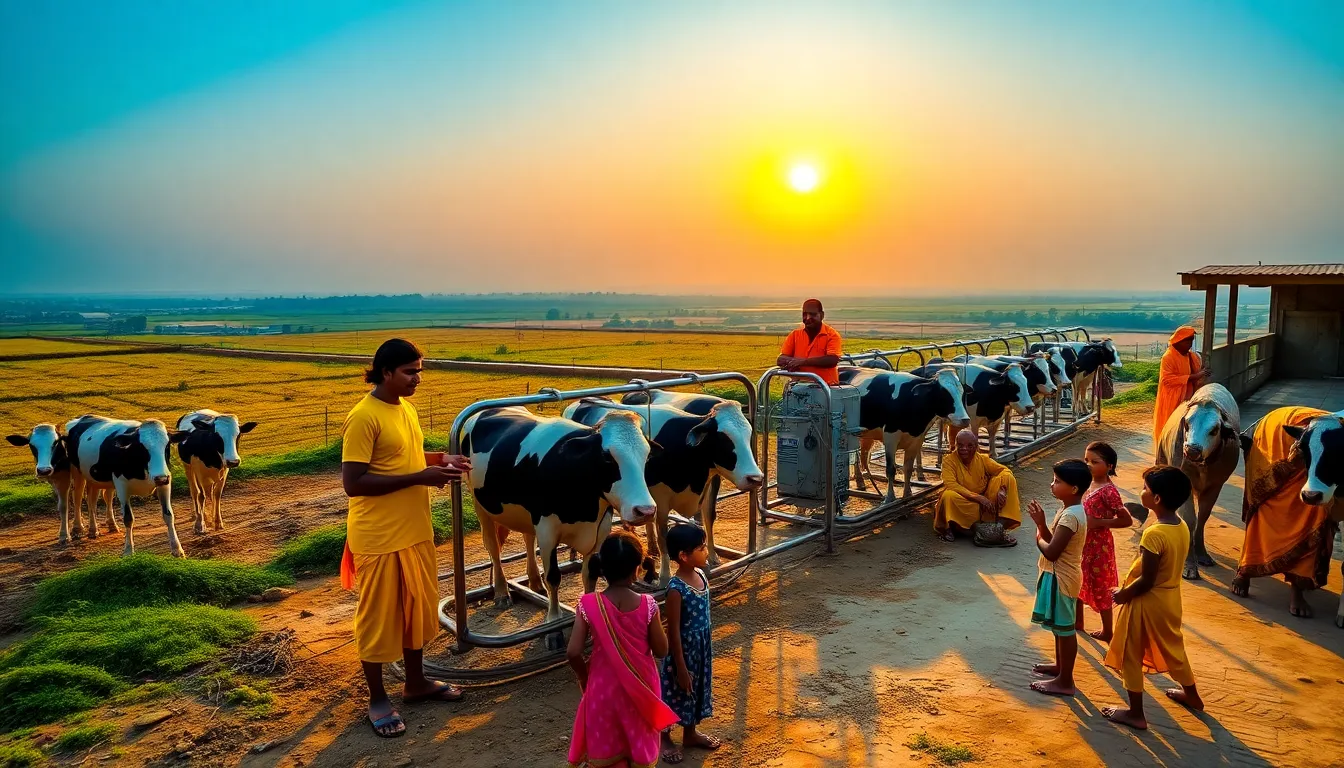 Modern Machine Milking: The Future of Dairy Farming in India