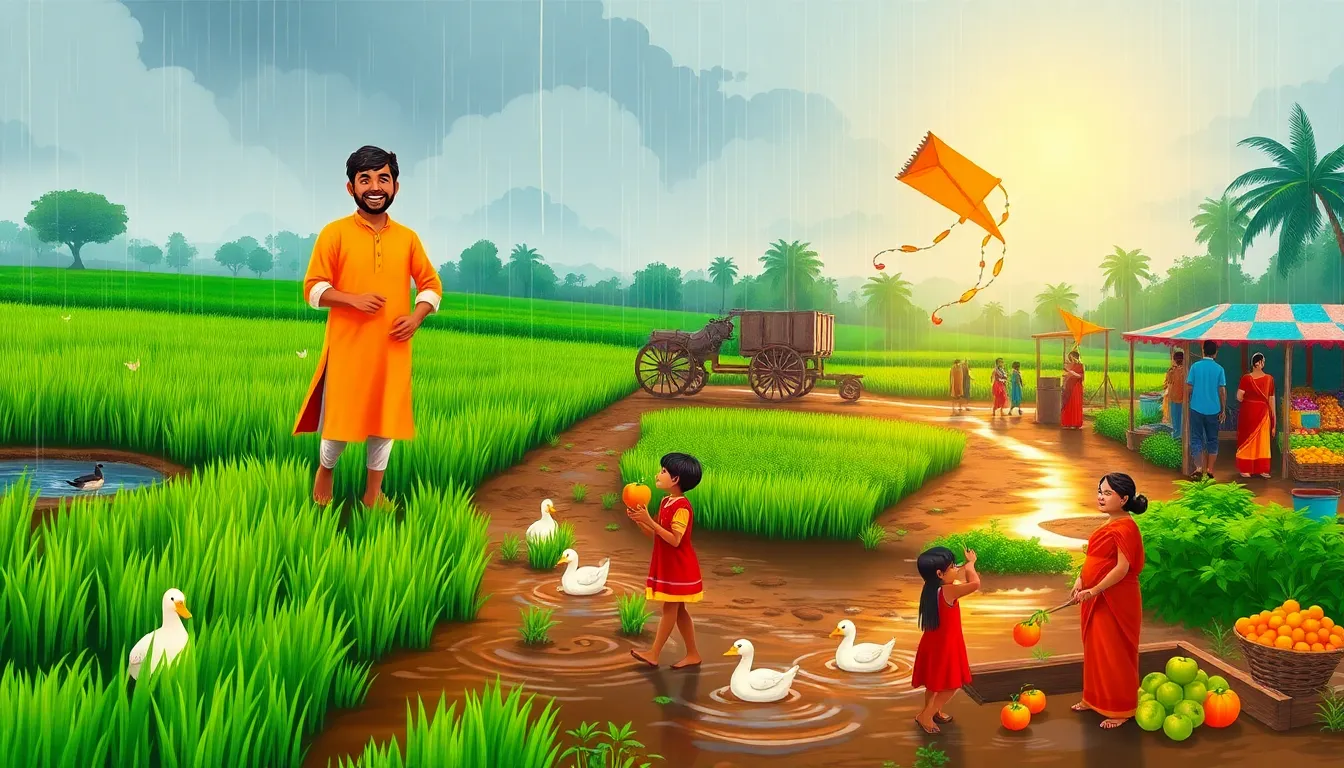 Monsoon Brings Heavy Rainfall to India: Forecast and Updates