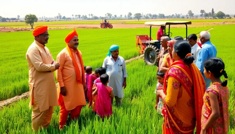 Shivraj Singh Chouhan Engages with Punjab Farmers in Viksit Krishi Sankalp Abhiyan