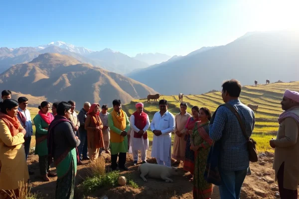 Viksit Krishi Sankalp Abhiyan Launches in World's Highest Village Komic