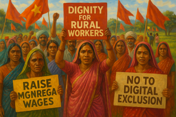 NREGA Sangharsh Morcha Calls for Nationwide Strike of MGNREGA Workers on July 9th